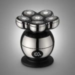 VUKO RQ8870 Men’s Electric Head & Beard Shaver – 7 Floating Heads, LED Display, Fully Washable, Rechargeable Grooming Tool