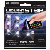 RGB LED 3’ Light Strip with Remote