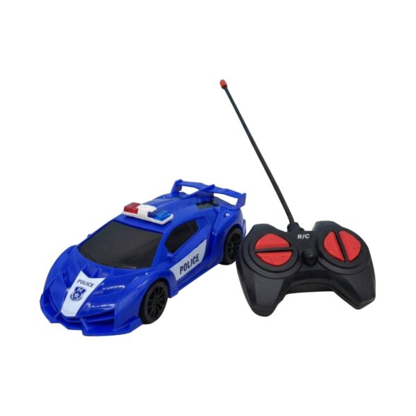 4-Direction RC Toy Car – Police, Racing & Sports Models with Light-Up All-Around Driving